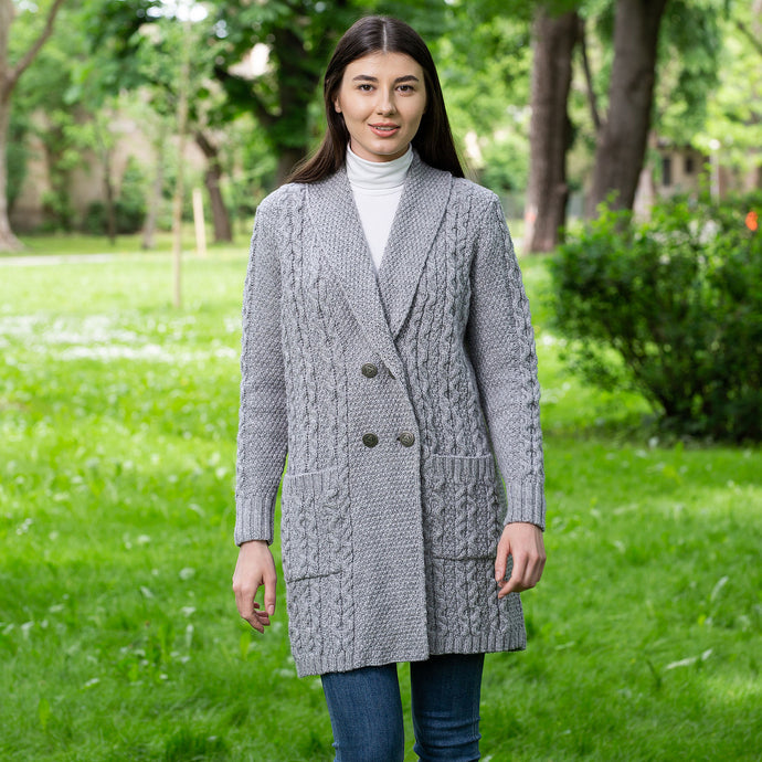 SAOL County Mayo Ladies Knitted Cardigan ML131103 TaraIrishClothing.com