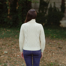 Load image into Gallery viewer, Irish Turtleneck Women&#39;s Sweater
