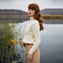 Load image into Gallery viewer, Irish Turtleneck Women&#39;s Sweater
