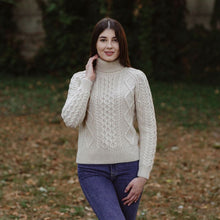 Load image into Gallery viewer, Irish Turtleneck Women&#39;s Sweater
