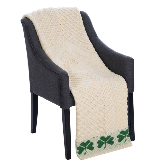 SAOL Foxford Merino Wool Dublin Weave Irish Throw MT119 TaraIrishClothing.com