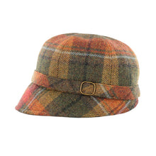 Load image into Gallery viewer, Tweed Irish Flapper Hat Shades of Fall
