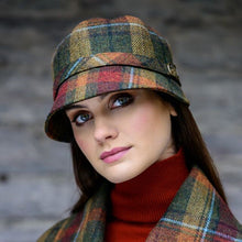 Load image into Gallery viewer, Tweed Irish Flapper Hat Shades of Fall
