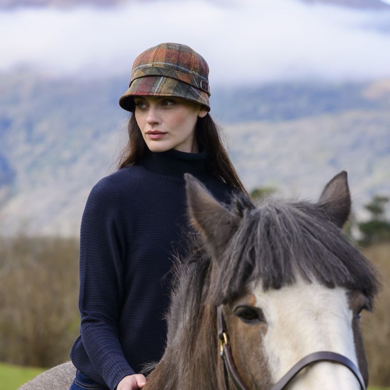 Tweed Irish Flapper Hat Shades of Fall