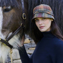 Load image into Gallery viewer, Tweed Irish Flapper Hat Shades of Fall
