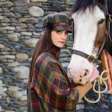 Load image into Gallery viewer, Irish Tweed Newsboy Rusty Ladies Hat
