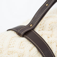 Load image into Gallery viewer, Aran Picnic Throw White Detailing Tara Irish Clothing
