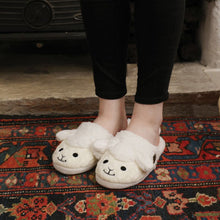 Load image into Gallery viewer, Sheep Knit Aran Slippers
