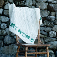 Load image into Gallery viewer, SAOL Baby Shamrock Blanket Merino Wool SA448283 tarairishclothing.com

