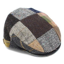 Load image into Gallery viewer, Childrens Irish Tweed Patchwork Cap
