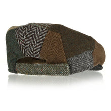 Load image into Gallery viewer, Childrens Irish Tweed Patchwork Cap
