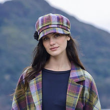 Load image into Gallery viewer, Irish Tweed Wool Newsboy Flat Cap Hat Tara Irish Clothing Full View
